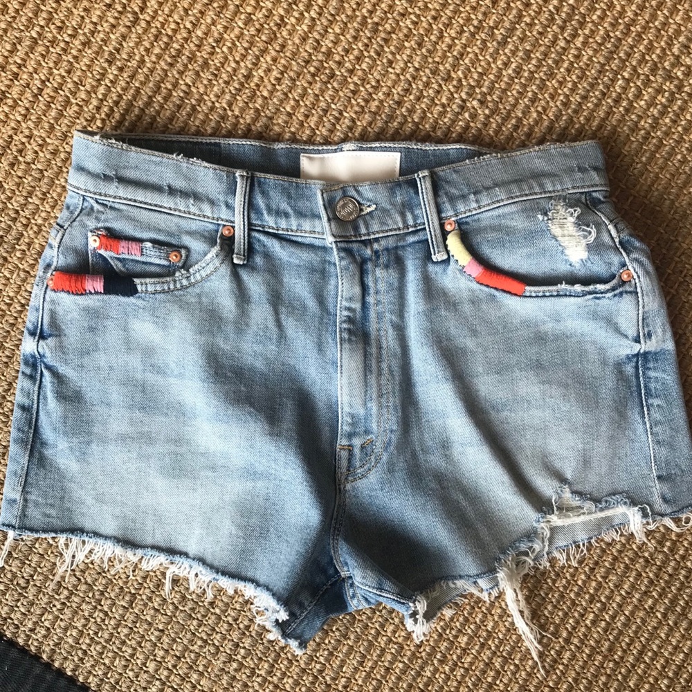 Mother denim shorts